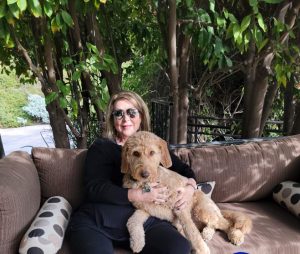 Anne and her dog Coco