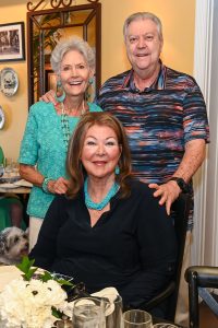 Anne (center) with her brother John Freeman and his wife Royce